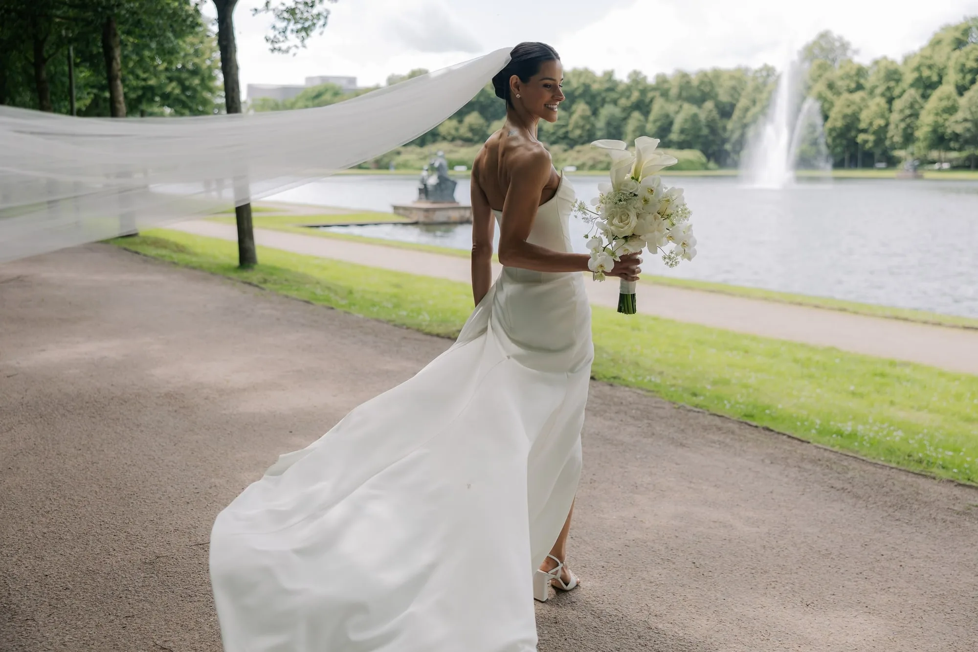 Erika & Roland bei ihrer Hochzeit, Parkhotel Bremen